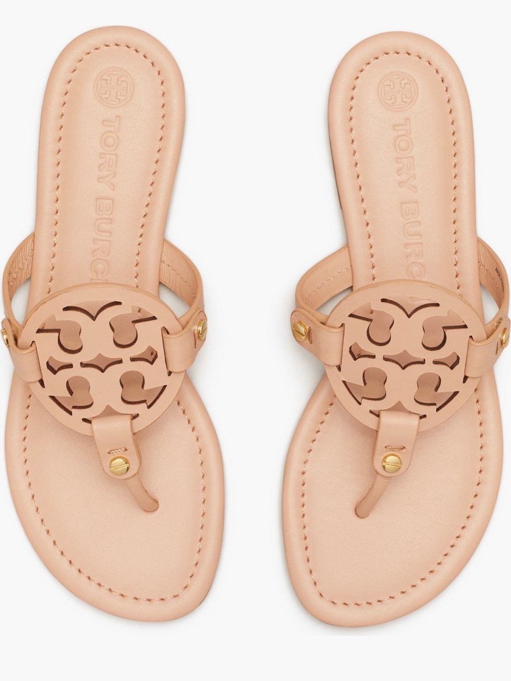 Tory Burch Women’s Miller Thong Sandals in Nude